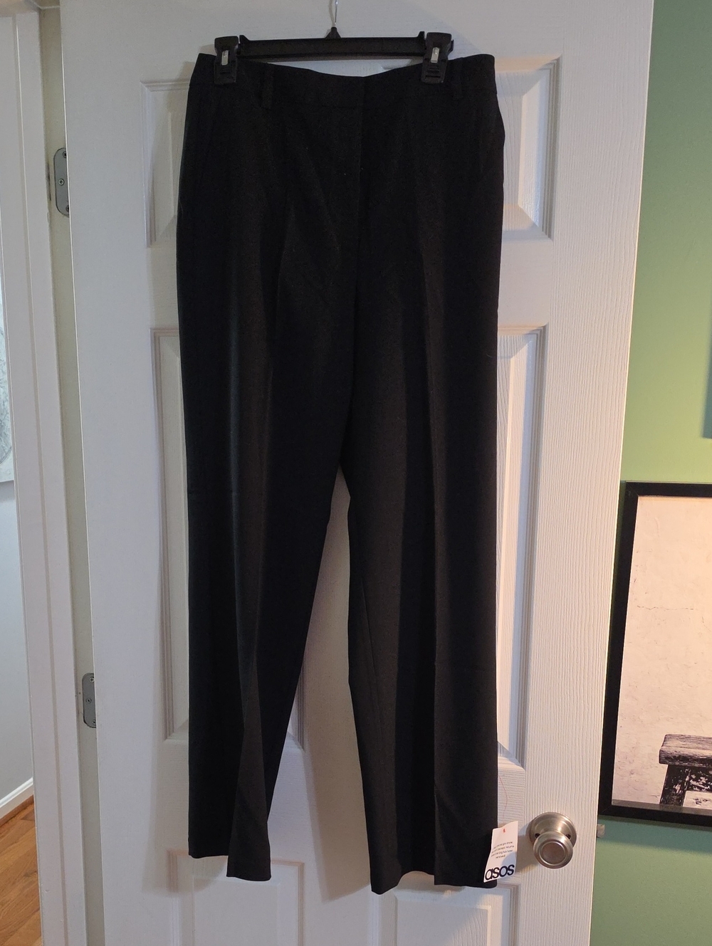 Asos Women Black Dress Pants